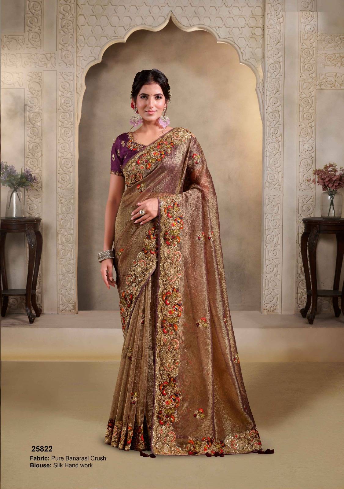 RIWAHYAT By Mahotsav Creation 25808 To 25825 Series Indian Traditional Wear Collection Beautiful Stylish Fancy Colorful Party Wear & Occasional Wear Pure Banarasi Silk Sarees At Wholesale Price  